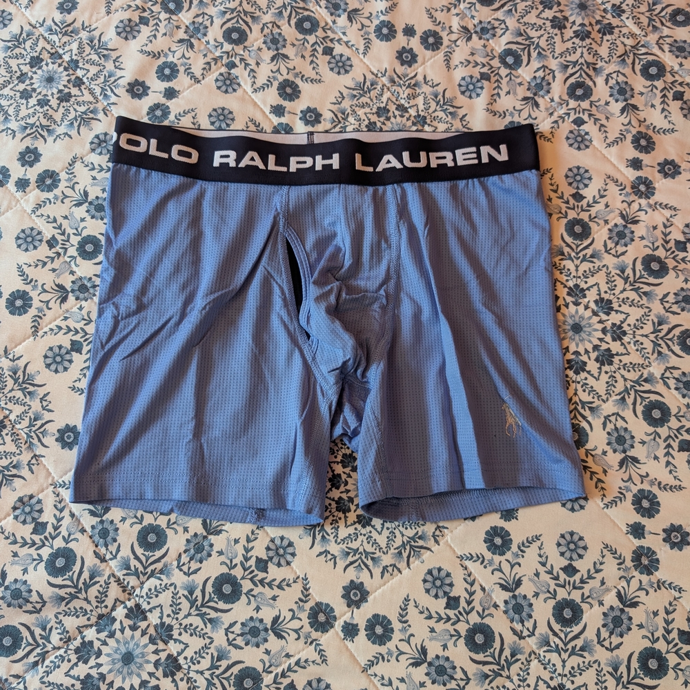 Polo Ralph Lauren Men's Boxer Briefs in Blue